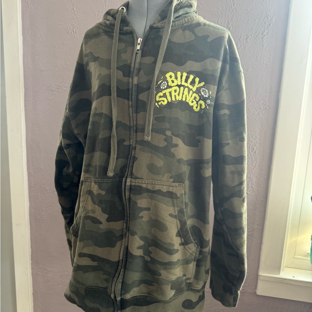 Billy Strings Camouflage zip up Hoodie